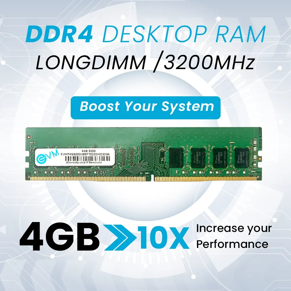 EVM Desktop Ram 4GB DDR4 3200Mhz view 4